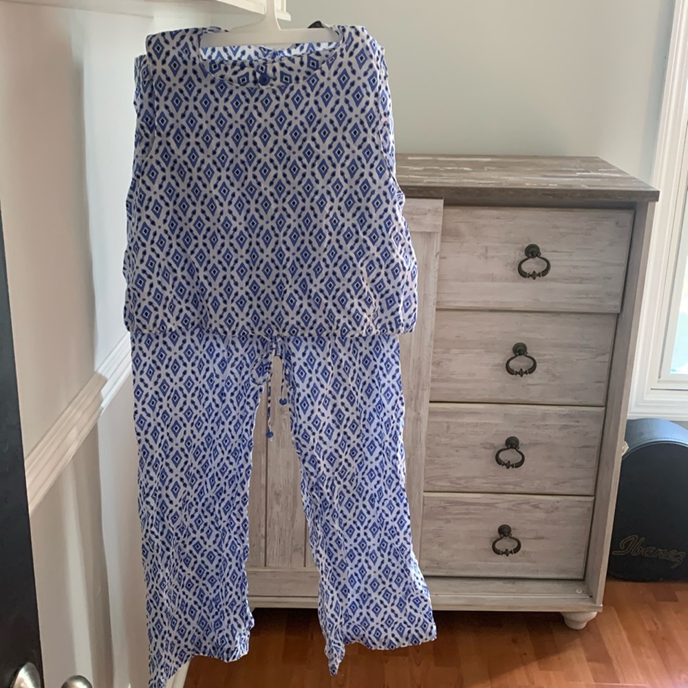 Zara Set, TOP and PANTS, size L